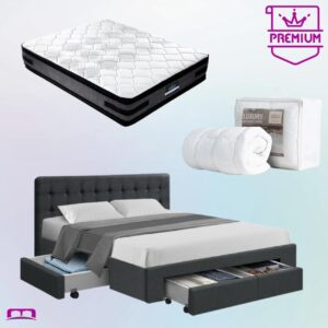 Complete bedroom furniture packages with mattress